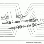 Вторичный вал кпп ваз 2114 схема