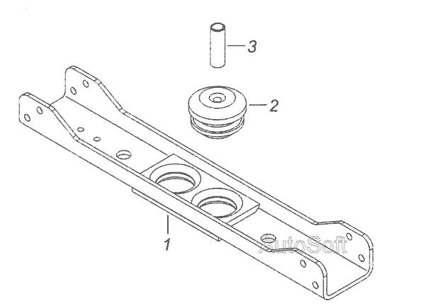 Опора двигателя камаз передняя