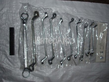 Набор ключей накидных (8-30) 10 шт (Новосибирск) КГН-8-30 (фото 1)