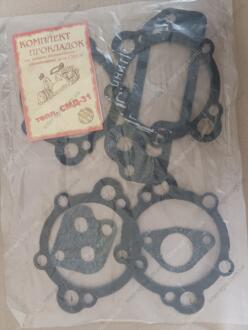 Ремкомплект прокладок теплообменника СМД31 (паронит) Н/в 3438