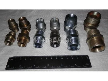 Штуцер з'єднувальний S19хS19 (М16х1,5-М16х1,5) Н/в S19хS19 (М16*1,5-М1