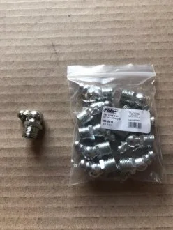 Масленка угловая М10х1х45 (угол 45) Н/в 264030-П29