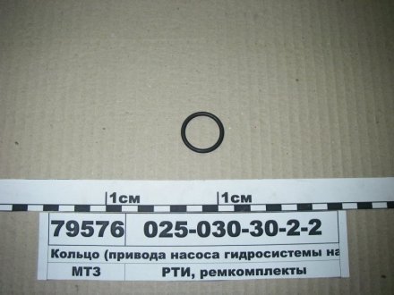 Кольцо (привода насоса гидросистемы навески) Рось-гума 025-030-30-2-2 (фото 1)