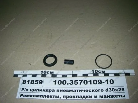 Ремкомплект циліндра пневматичного 100.3570110 d30х25 (ПААЗ) Полтавский Автоагрегатный Завод 100.3570109-10