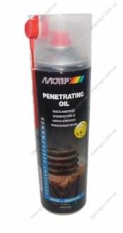 Смазка проникающая "Penetrating oil" с содержанием графита и MoS2 Motip 500 мл. 090303BS (фото 1)