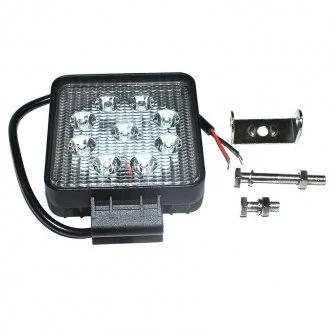 Фара LED квадратна 27W, 9 ламп, 110*164мм, вузький промінь 12/24В (Юбана) Н/в 453701039