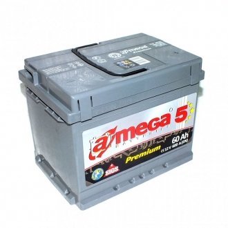 Акумулятор стартерний A-MEGA PREMIUM (M5) 6СТ-60 А3 Євро (242×175×190) 6СТ-60 А3 (0) (фото 1)