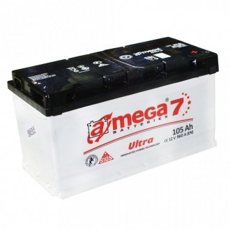 Аккумулятор стартерный A-MEGA ULTRA (M7) 6СТ-105 А3 (353x175x190) Евро 6СТ-105 А3 (0) (фото 1)