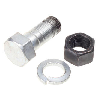 Болт М18х1,5-41 круга поворотного с гайкой и гровером (НефАЗ) Китай 8350-2704020