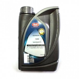 Трансмиссионное масло Unil Gerion LE 75W-80 GL-4 1 л. 75W-80 UNIL API GL-4 1л. (фото 1)
