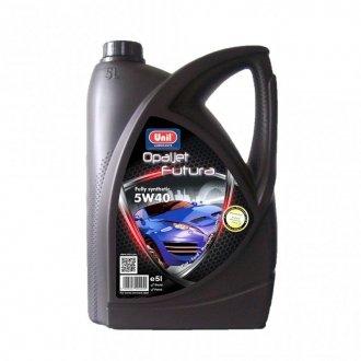 Олія моторна Unil Opaljet Futura 5W-40 SM/CF 5л. Н/в 5W-40 UNIL API SM/CF 5л.
