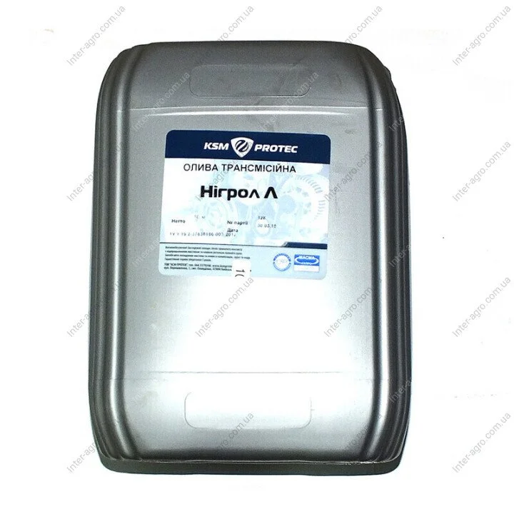 Трансмісійна олія Нігрол Л 20л (КСМ Протек) KSM PROTEC NIGROL L KSM-PROTEC 20L (фото 1)