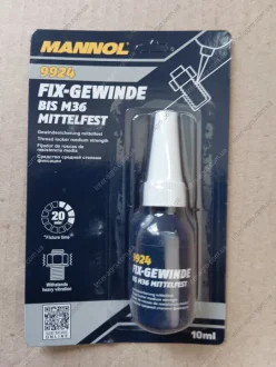 Фиксатор резьбы демонтажный 0,01 л. MANNOL 9924