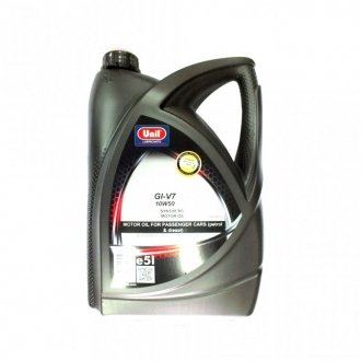 Масло моторное Unil G-V7 10W-50 SL/CF 5л. 10W-50 UNIL API SL/CF 5л. (фото 1)