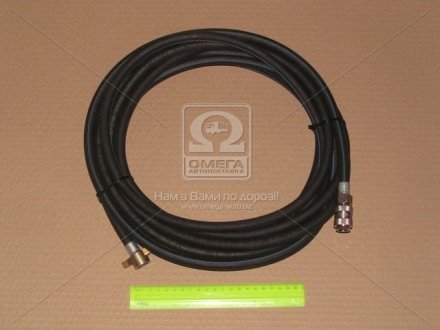 Шланг подкачки шин L=8м ЗИЛ, МАЗ, КАМАЗ, TIR ЕВРО обжим с наконечн. (БРС под пистолет) 20атм DETALKA 5320-3929010-12