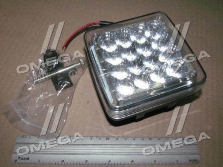 Фара LED квадратная 48Вт, 52 лампы, 110*107*61мм, гибридный луч, 12/24V, 6000K (ТМ JUBANA) Jubana, Литва 453701085