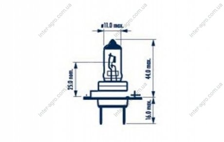 Лампа накаливания SET H7 12V 55W PX26d RANGE POWER Double Life +50 (к-т 2шт) NARVA 48339S2