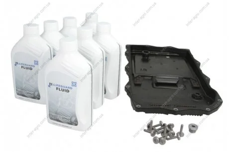 Комплект для замены масла LIFEGUARDFLUID 8 (7х1л+сервисный к-т) АКПП 8HP45/50/70/75 ZF 1087.298.365