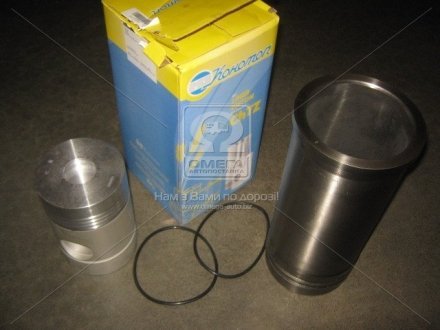 Гильзо-комплект Д 160 (ГП+упл.кольца) (d=145,тракт.Т-130) (гр.С1) п/к (МД Конотоп) МОТОРДЕТАЛЬ г. Конотоп Д160-1000101