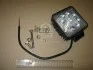 Фара LED квадратная 27W, 9 ламп, 110*164мм, широкий луч 12/24V 6000K Jubana, Литва 453701038 (фото 2)