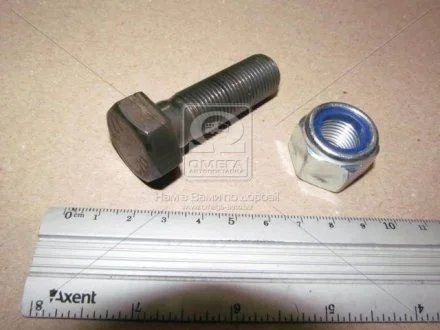 Болт М16х50х1,5 шестигранный (12,9) черн. с гайкой DIN982 (10,0) (Unibolt) Н/в М16х50х1,5.12,9
