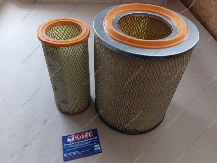 Фото 1 - элемент фильтрующий воздушный ЗИЛ 5301 Бычок, дв СМД-14-18, НИВА дв СМД-21 комплект <ТМ KRAFT> (Феникс, Украина) KRAFT (Украина) KAF СМД-18 Элемент фильтрующий воздушный ЗИЛ 5301 Бычок, дв СМД-14-18, НИВА дв СМД-21 комплект <ТМ KRAFT> (Феникс, Украина) KRAFT (Украина) KAF СМД-18 (фото 1)