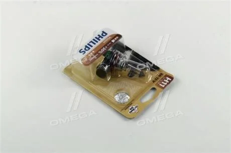 Лампа накаливания H11 12V 55W PGJ19-2 Vision +30 1шт blister Philips 12362PRB1