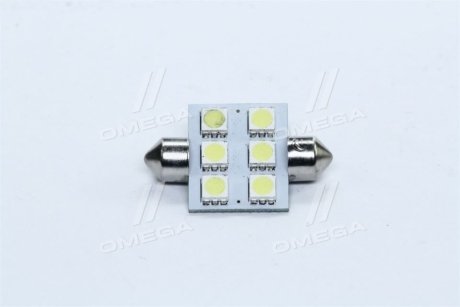 Лампа LED Софітні C5W 12V T11x36-S8.5 (6SMD, розмір 5050) білий <> Tempest Tmp-23T11-12V (фото 1)
