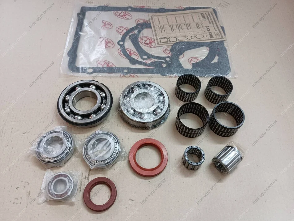 Р/к КПП ГАЗ 3309,4301 дв.542,544 (15 найменувань, підшипники) DETALKA 4301-1700010 (фото 1)