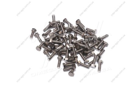 Болт М8х25х1,25 шестигранный (1кг = 1 компл)5,8 DIN 933 / ГОСТ 7805 (полная резьба) черный (Украина) Дружковский метизный з-д М8х25