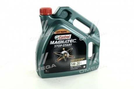 Масло моторн. Magnatec STOP-START 5W-20 E EcoBoost (Канистра 4л) Castrol 15A7C6