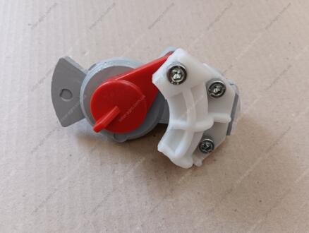 Головка соединительная КАМАЗ, МАЗ ПАЛМ автоматическая (красная) (г. Полтава) Автокомпонент Плюс 16.3521410