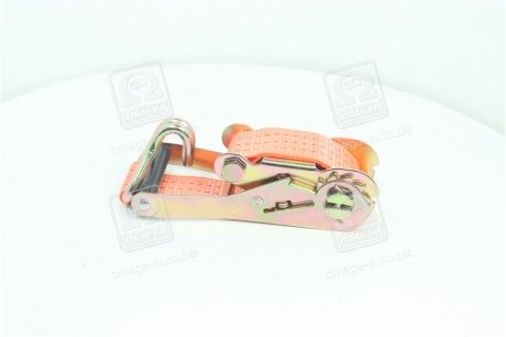 Стяжка вантажу 3t (тріскачка, пластикова ручка, стрічка 50mm.x0.5m., гак) <ДК> Дорожня карта DK-3945