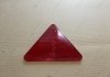 Отражатель-треугольник (катафот), красный, 160x141x10 Тракторозапчасть г. Ромны ФП-401 (фото 1)