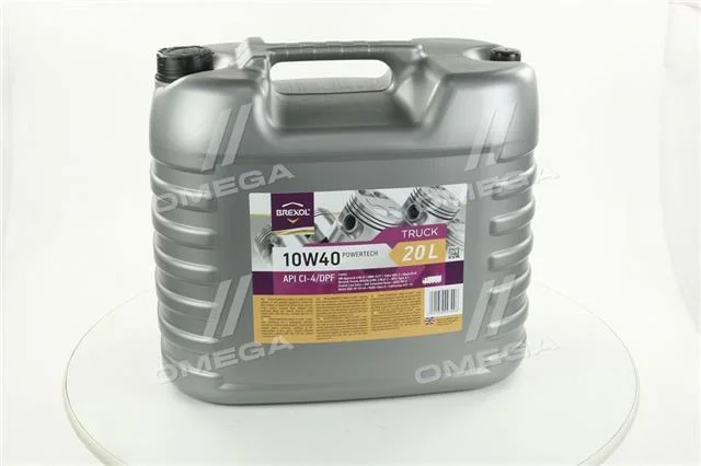 Олія моторна. TRUCK POWERTECH 10W40 CI-4/DPF E6 (Каністра 20л)) BREXOL 48391050993 (фото 1)