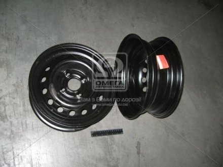 Диск колесный 13х5,0 4x100 Et 49 DIA 56,56 DAEWOO черн. (КрКЗ) Кременчугский колесный завод ОАО Т1301-3101015.27 (фото 1)