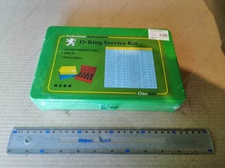 Набор уплотнительных колец черные 500 шт (диам. 2,8-50 мм) RIDER RD11500ZK