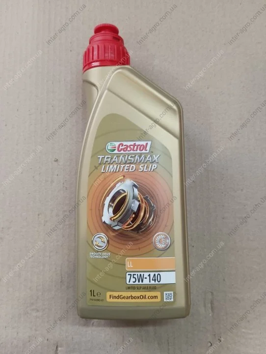 Масло трансмиссионное TRANSMAX LIMITED SLIP LL 75W-140 (Канистра 1л) Castrol 15F1E6 (фото 1)