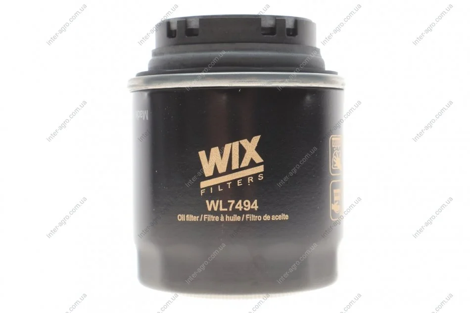 Фильтр масляный двигателя AUDI, SEAT, SKODA, VW (пр-во WIX-Filtron) WIX FILTERS WL7494 (фото 1)