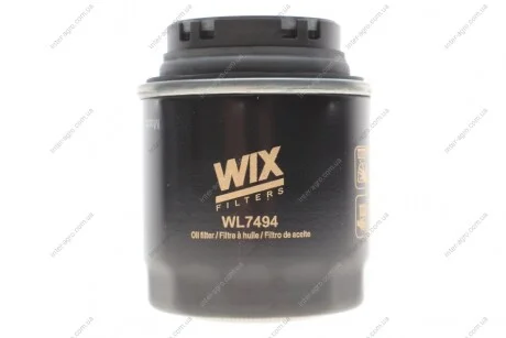 Фільтр масляний двигуна AUDI, SEAT, SKODA, VW (WIX-FILTERS) WIX FILTERS WL7494