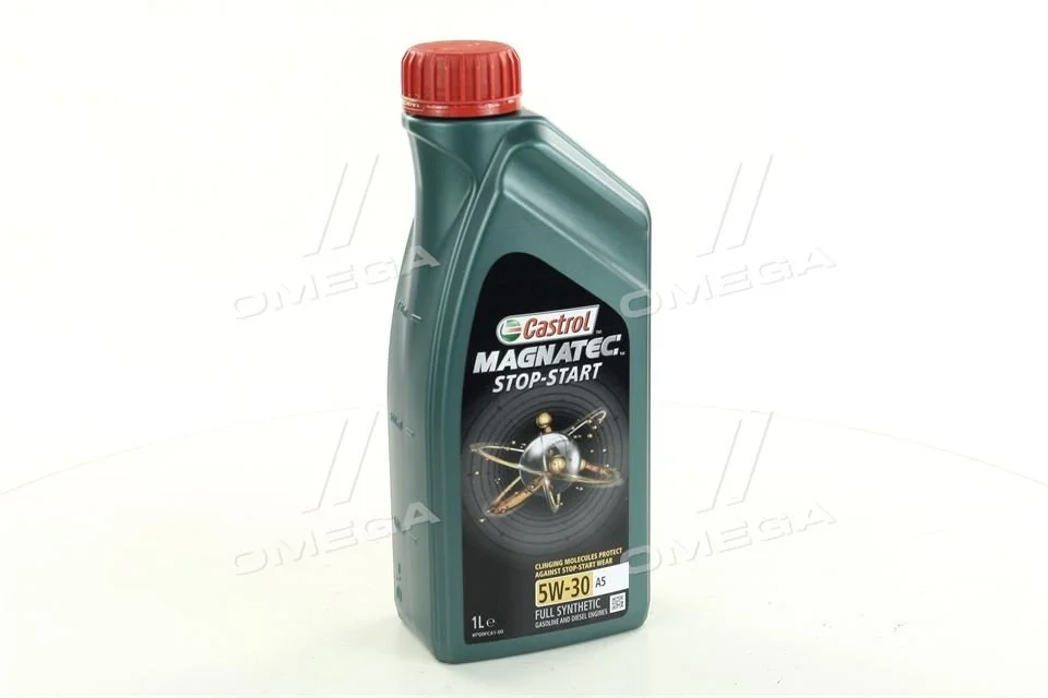 Олива моторна Magnatec Stop-Start 5W-30 A5 (Каністра 1л) Castrol 15A16D (фото 1)