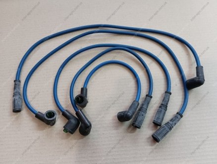 Провод в/в ВАЗ ВАЗ 2108-2109 силикон синий (комплект) Струм ЧП, Украина 01-10-002 (фото 1)