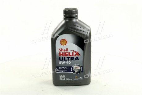 Олива моторна Helix Diesel Ultra SAE 5W-40 CF (Каністра 1л) Shell 4107552 (фото 1)