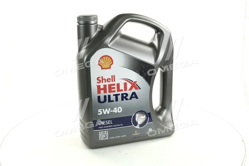 Масло моторн. SHELL Helix Diesel Ultra SAE 5W-40 CF (Канистра 4л) Shell 4107460 (фото 1)