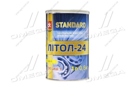 Мастило Літол-24 Standard (Банка жерсть 1л /0,8кг) (ДК) Дорожня карта DK Litol 1