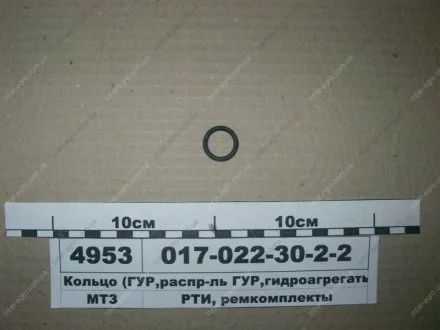Кольцо ГОСТ 18829-73 (ГОСТ 9833-73)(Украина) Рось-гума 017-022-30-2-2