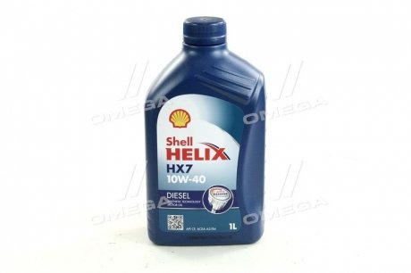 Масло моторн. Helix Diesel HX7 SAE 10W-40 CF (Канистра 1л) Shell 4107464