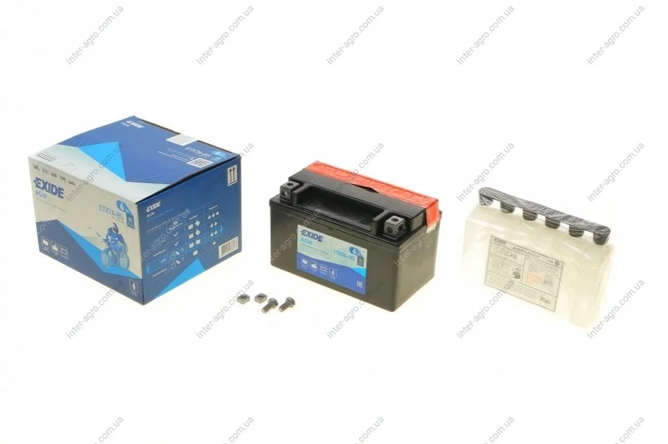 Аккумулятор 6Ah-12v Exide AGM (150х87х93) L, EN90 EXIDE ETX7A-BS (фото 1)