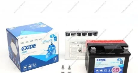 Аккумулятор 3Ah-12v AGM (113х70х85) R, EN50 EXIDE ETX4L-BS