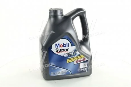 Масло моторн. Super 2000x1 10W-40 API SL/CF (Канистра 4л) MOBIL 1907395775